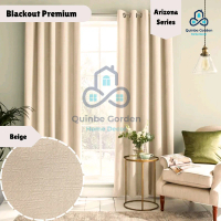 Gorden Blackout Premium Import Krem Beige Arizona Series 200-250cm Free Hook Jendela