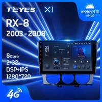 TEYES X1 For Mazda RX-8 SE 2003 - 2008 Car Radio Multimedia Video Player Navigation GPS Android 10 No 2din 2 din DVD