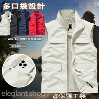 ONE牌同工廠 登山背心 薄款工裝背心男 戶外釣魚背心 多功能背心 多口袋大尺碼機能背心 寬鬆背心 工裝外套 背心男