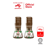 AJI SHIO Black Pepper Bottle (45g x 2 bottle)