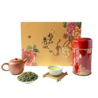【茶曉得】梨山極品茗藏烏龍茶葉新年禮盒150gx2包x1盒(0.5斤;附提袋;送禮首選 春茶)