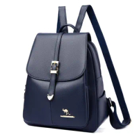 New Anti-theft Lock Backpack Female Schoolbag Fashion Travel Backpack