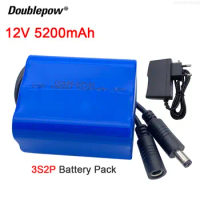 18650 12V 5200mAh Battery 18650 5.2Ah Rechargeable Batteries BMS Lithium Battery Pack with Protection Board Original
