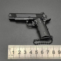 1:3 High Quality KIMBER 1911 Metal Model Gun No Inscription Keychain Toy Gun Miniature Alloy Pistol Collection Toy Gift pendant
