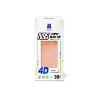 【藍鷹牌】N95 4D立體型醫療成人口罩 30片x1盒(14色可選)