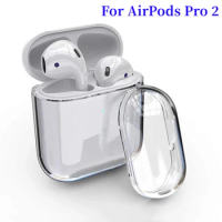 For Apple AirPods Pro 2 Generation Case Silica Gel Transparent Earphone Cover Sleeve Wrap For AirPods Pro 2 Charging Box Case