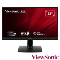 ViewSonic VA2214-H 22型 IPS FHD 100Hz 薄邊框螢幕(4ms/HDMI/抗藍光/零閃屏)