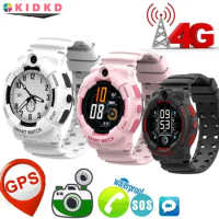 4G Kids Smart Watch GPS Wifi Ip67 Waterproof 680Mah Battery 1.4 Inch Display Camera Take Video Voice SOS Call Camera Smartwatch