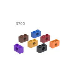 MOC Compatible Parts 3700 &amp; 64503 Brick 1 x 2 [1 Hole] Building Blocks Bricks DIY