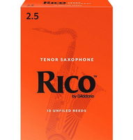美國 RICO Tenor 次中音薩克斯風竹片 2號/2.5號/3號/3.5號 (10片/盒)【橘包裝】【唐尼樂器】