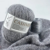 TEHETE 100% Cashmere Yarn for Crocheting 3-Ply Warm Soft Luxurious