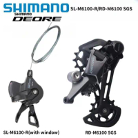 SHIMANO DEORE Shifter/Rear Derailleur SL-M6100 Right/ RD-M6100 SGS 12 Speed For Mountain Bike MTB Bike Accessories