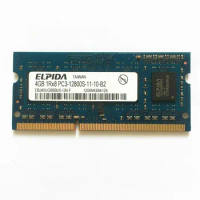 ELPIDA DDR3 RAM 4GB 1600MHz 1.5V 4GB 1RX8 PC3-12800-11 ddr3 4gb 1600 laptop memory