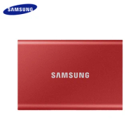 Original SAMSUNG SSD USB 3.2 Type-C T7 1TB 2TB Portable Solid Stade Drive Nvme Hard Disk Flash 1050MB/s Software Encryption PSSD