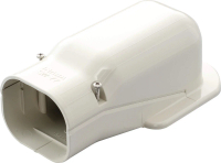 Slimduct INABA DENKO SW 77-I Adaptor Lubang Dinding PVC Ivory Tahan UV untuk Pipa AC Indoor/Outdoor