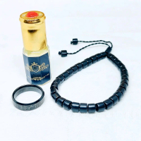SEPAKET cincin rajah sulaiman gelang kaokah parfum 3ml non alkohol perlindungan spiritual kesehatan 