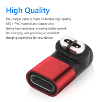90 Degree Bending Charging Adapter Converter Magnetic Charging Adapter Type C Connector for AfterShokz Aeropex AS800/AS803
