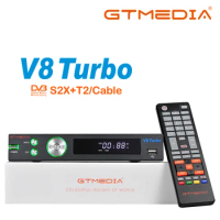 GTMEDIA V8 Turbo Digital Satellite Receiver 1080P DVB S2/T2/C H.265 HEVC Combo Receptor Bulti-In WIFI TV Decoder Set Top Box