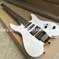 STEINBERGER, Headless Electric Guitar, Mahogany Body, Rosewood fretboard, White, 6-string Guitar