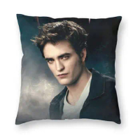 The Twilight Saga Edward Cullen Cushion Covers Sofa Home Decorative Vampire Fantasy Film Square Pillow Case 40x40cm