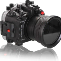 CANMEELUX Waterproof Housing Case Diving 40m/130ft Work for Sony A7RIII/A7MIII with16-35mm f4.0,16-35mm f2.8,24-70mm f4.0 lens..