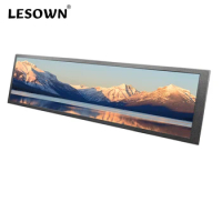 LESOWN 8.8 inch LCD Wide Stretch TouchScreen Gaming monitor 1920x550 IPS mini HDMI USB C Portable Ultrawide Monitor for PC Lapto
