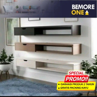 Meja Tv Gantung rak tv minimalis + Laci / Meja Tv Minimalis / Rak Tv Gantung / Bufet TV