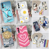 For Samsung A54 Case Soft Silicone Shockproof Cute Painted Cover For Samsung Galaxy A 54 SamsungA54 Phone Cases Fundas Bumper