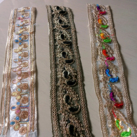 renda pita india organdi harga permeter ukuran 8cm