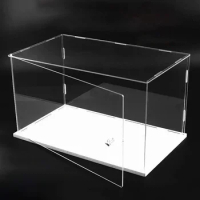 Acrylic Display Case with Door for Collectibles,Assemble Acrylic Box for Display Action Figures Toys Storage&amp;Organizing Blindbox