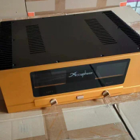 Accuphase All aluminum amplifier chassis / Preamplifier case VU meter AMP Enclosure DIY box with heatsink on both side