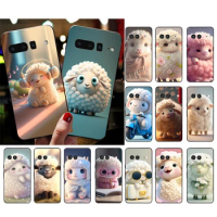 Cartoon Sheep Phone Case For Google Pixel 8 7 Pro 7A 7 6A 6 Pro 5A 4A 3A Pixel 4 XL Pixel 5 6 4 3A XL
