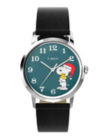 นาฬิกาข้อมือผู้หญิง Marlin  Hand-Wound x Snoopy Holiday รุ่น TW2V63200 สายหนัง สีดำ