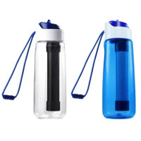 Water Purifier Bottle Water Kettles with Filter Outdoor Camping Sports Survival Emergency Water Filter Filtration Bottle