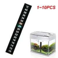 1~10PCS Set Digital Aquarium Fish Tank Fridge Thermometer Sticker Measurement Stickers Temperature Control Tools Wholesale