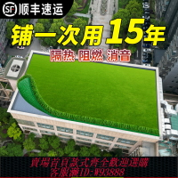 {台灣公司貨 可打統編}仿真草坪戶外屋頂陽光房隔熱人造人工假草皮塑料綠色地毯鋪墊裝飾