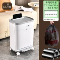 垃圾分類垃圾桶家用雙層廚房分類垃圾桶家用廚餘乾溼分離垃圾桶
