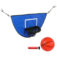 Basketball Hoop Set Universal Basketball Frame Outdoor Toy Trampoline Basketball Hoop Attachment for Kids Love Basketball