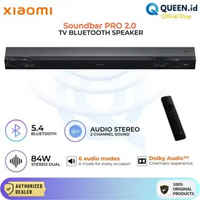 Xiaomi TV Soundbar Pro 2.0 Speaker Bluetooth Stereo 84W Dual Ch Audio Sound NFC Wireless Wired