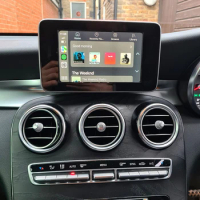 iCarPlay Wireless Apple CarPlay Android Auto for Mercedes W205 C GLC X253 Audio 2015-2018 Rerversing Camera Navigation Retrofit