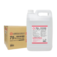 【台糖】75%清潔用酒精 6桶(4000ml/桶)