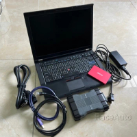 Auto Diagnostic Tool Vci C6 Mb Star 6 Programmer Laptop T410 I5 4G Computer 480gb SSD 3in1 Full Set Code Scanner Ready to Work
