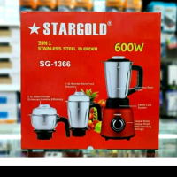 Star Shop (MADE IN JAPAN) 3 IN 1 STAINLESS STEEL BLENDER & GRINDER STAR GOL