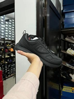 SEPATU SKECHERS WORK SLIP AND OIL RESISTANT MEMORY FOAM SOFT TOE DIGHTON BLACK MEN'S ORIGINAL 77111B