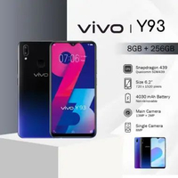 ZS - HP VIVO Y93 RAM 8/256GB Smartphone Fullset Garansi 12 Bulan VIVO Y93 HITAM