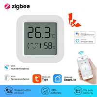 Tuya Smart WIFI Temperature And Humidity Sensor Indoor Hygrometer Thermometer With Screen Support Alexa Google Home Assistant