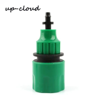 2pcs 8/11 mm 4/7mm hose barb quick connector garden micro irrigation 3/8" 1/4" pipe adapter plant watering water tap Faucet