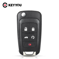 KEYYOU 5 Button Remote Key Shell Case Cover For OPEL VAUXHALL Insignia Astra Zafira For Chevrolet Cruze For Buick