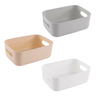 日式收納籃-(大.小)  有提口整理儲物籃置物籃收納盒整理盒 廚房浴室收納箱 贈品禮品