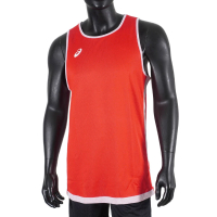 asics 亞瑟士 Asics Apparels 男 籃球背心 訓練 運動 吸濕 快乾 輕量 舒適 雙面 紅(2063A255-600)